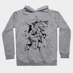 Abstract doodle line Hoodie